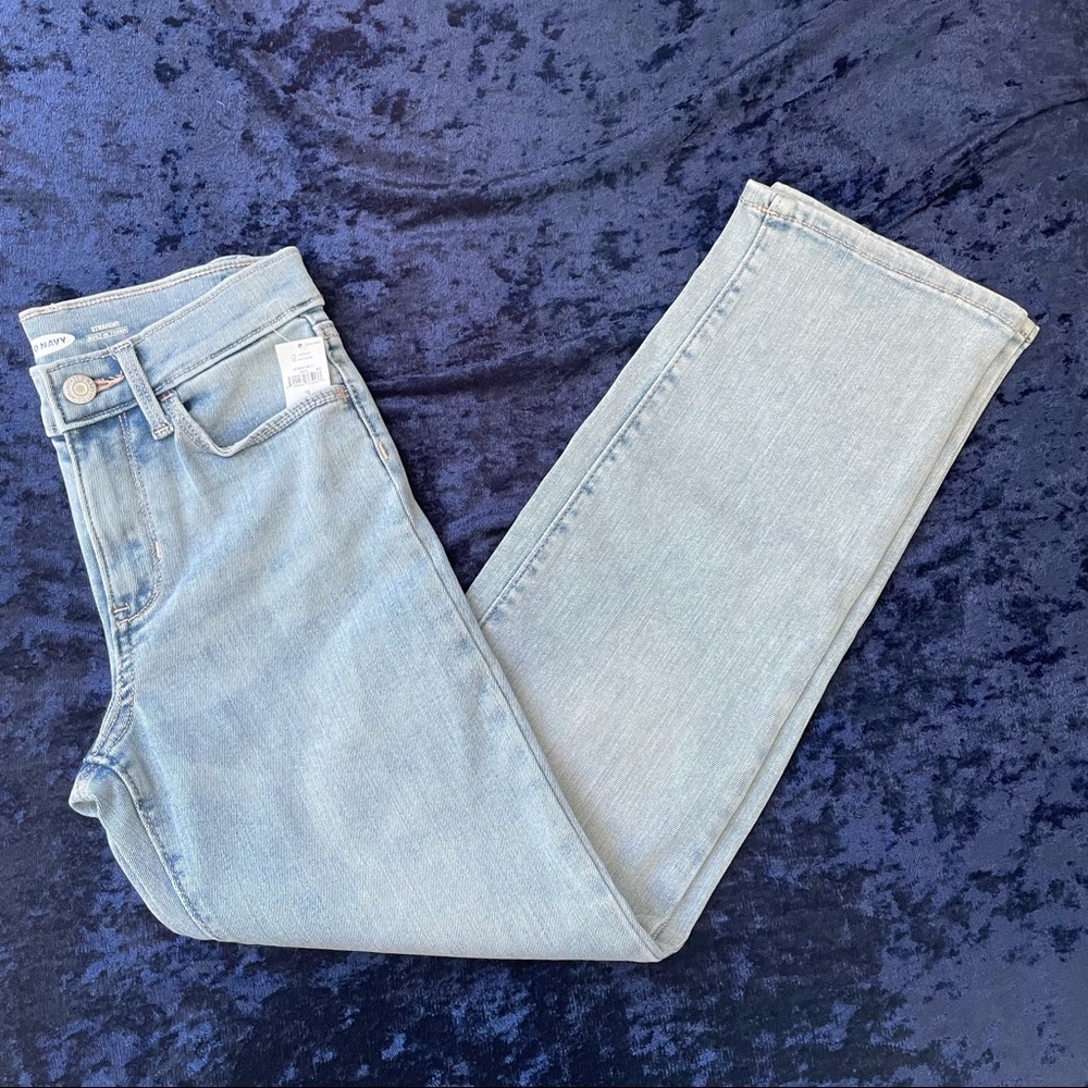 Old Navy Girls Straight Lightwash Jeans NWT Sz 12